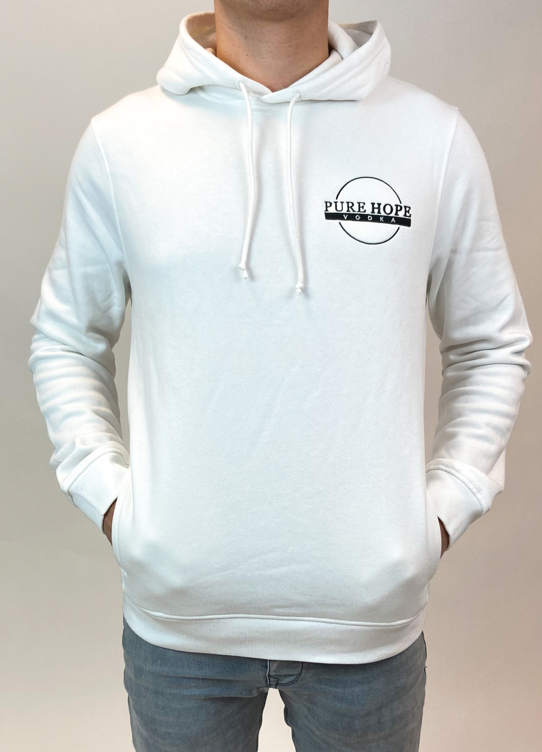 PureHopeVodka Hoodie Wit